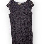 Coldwater Creek Black Lace Floral Dress Romantic Whimsigoth Sz 16 Photo 0