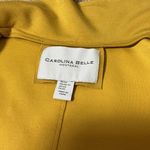 Carolina Belle Montreal Yellow Long Sleeve Button Front Blazer Jacket Preppy Size XS Photo 2