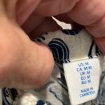 Sigrid Olsen  linen seashell  material Maxi Dress coastal artsy Photo 6