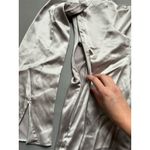 Wild Fable Women's Silver Tie Back Neck Long Sleeve Short Dress Size S Photo 7