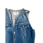 Frame Women’s Blue Denim Buttoned Jumpsuit Size Small Photo 6