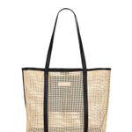 Casa Clara Lei Lei Bag in Natural & Black Womens Beach Tote Shopper Photo 1