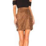 BB Dakota  Skirt Size 0 Faux Suede Steve Madden Country Western Cowgirl Cowboy Photo 1