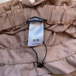 EXPRESS NWOT Taupe High Rise Belted Paper Bag Shorts Photo 8