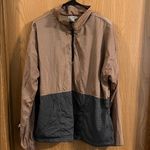 Forever 21 Forever‎ 21 Women’s Brown and Black Quarter Zip Windbreaker Medium Photo 1