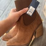 Brown Suede Ankle Boots Size 6 Photo 0