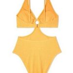 One Piece Women's Pucker Textured Ring Detail Monokini  Swimsuit - Shade & shore Photo 4
