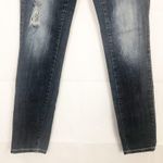 Zanadi 7 Embroidered Low Rise Dark Wash Jeans Size 7 Blue Photo 5