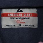 American Giant Womens Charcoal Grey Full Zip Hoodie Sweatshirt Size S Gray Photo 2