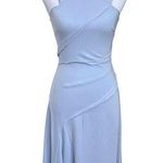Reiss Paige Pleat Design Racerback Midi Dress Blue A Line Women’s Size 0 Photo 0