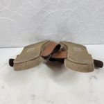 blowfish  Cork Sandals Womens 8 Brown Leather Buckle Slip On Summer Thong Photo 4