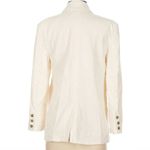 Old Navy  Double Breasted Linen Blend Suit Blazer Shoulder Padding Relaxed Large Photo 1