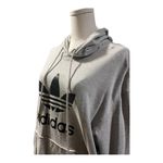 Adidas  Women’s Gray  and Black‎ Trefoil Hoodie Size  Large Photo 5