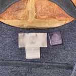 Nordstrom Vintage 90s Gray Merino Wool Sleeveless Full Zip-Up Sweater Dress 8 Photo 4