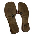 Montego Bay Club MONTEGO BAY BROWN FAUX LEATHER SLIDE ON SANDALS SIZE 8 Photo 4