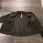 Lululemon  Dark Olive On Repeat Bomber Jacket Sz 8 Photo 15