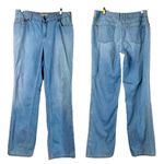 L.L.Bean Women’s Straight Leg Jeans Favorite Fit Mid Rise Light Wash Size 12 Photo 5