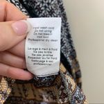 Anthropologie 11-1 Tylho Aubina Navy Floral Blouse Photo 5