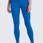 Queenike & Athletic brand 27” high waisted leggings. Size 4/6. Blue Photo 1