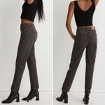 Madewell The Perfect Vintage Straight Leg Black Wash Jeans in Lunar Wash Size 26 Photo 1