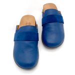 Vionic Ambrosia Clogs Blue Leather Suede Slides Slip On Orthotic Comfort Size 7 Photo 8