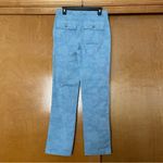 Sundance  Bastille Easy Straight Leg Paperbag Floral Pants Soft Chambray Size 4 Photo 10