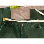 st. john's bay St. John’s Bay Women’s Boot Cut Size 12 TALL Green Corduroy Pants Retro Winter Photo 1