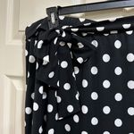 Melissa Paige Women’s black and white stretchy polka dot skirt plus size 1X Photo 1