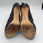 Antonio Melani Black Leather Stiletto Booties Size 8.5 M Photo 5