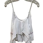 LF Native Rose Boho Tribal Embroidered Layered Blouse Tank Top White Size 10 Photo 7
