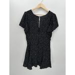 Trixx Dress Women XL Black Flare Polka Dot Whimsigoth Retro Babydoll Mini Skater Photo 1