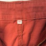 Levi's Orange Ankle Cropped Pants with Structured Fabric Photo 7