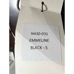 NOAM Emmeline Black Lace Mock Neck Long Sleeve Bodysuit Photo 5