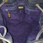 Gucci Lamb Skin Leather Drawstring Bucket Shoulder Bag VINTAGE Photo 3