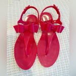 VALENTINO GARAVANI Red Bow Jelly‎ Sandals Size 38 Photo 8