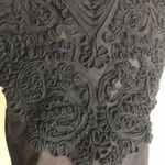 Love Culture  ladies black sheer lace onesie top size small rave festival Photo 4