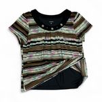 Notations Colorful Striped Blouse Size XL Photo 1