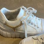 SheIn Women's White Sneakers with Chain Detail Photo 3