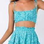 Princess Polly Blue Two Piece Skirt Set Photo 1