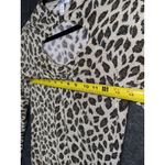 CACHE Women’s Animal Print Cutout Shimmer Size M Rayon Spandex Blend Sweater Size M Photo 2