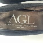 AGL Attilio Giusti Leombruni Womens 40 (US 9.5) Pumps Heels Black Suede Horsebit Photo 13