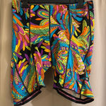 Source Unknown Multicolor Patterned Bike Shorts Photo 0