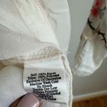 Johnny Was Embroidered Rayon Button Shirt Floral sz M Sheer Boho Cottage Photo 3