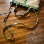 Etienne Aigner Vintage Crossbody Bag Floral Woven Faux Leather Adjustable Strap Photo 5