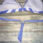 Mossimo Supply Co Mossimo Light Blue Striped Bikini Top  Photo 2