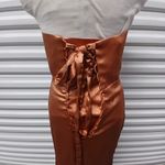 Y2K Retro Womens Satin Halter Dress 4 Formal Occasion Evening Gown Wedding Prom Photo 7