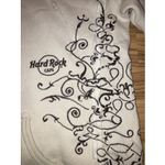 Hard Rock Cafe  Women's Cream Colored Decorated Zip Hoodie XLarge XL Photo 1