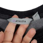 Athleta  Crisscross Velour Tunic Dress Gray Women's Small Photo 5