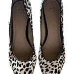 Marc Fisher Cheetah Print Heels Size 9M Block Heel Haircalf Pumps Classic Luxury Photo 0