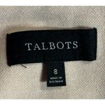 Talbots Jacket Blazer Size 8 Pink Lined Pockets Long Sleeve Fitted Preppy Work Photo 6
